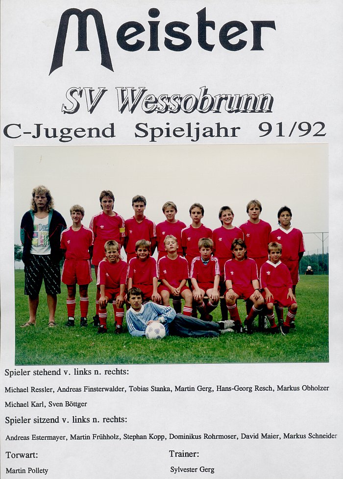 C-Jugend 1992 Meister